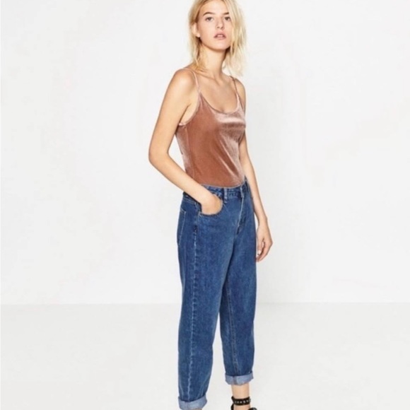 Zara Tops - NWT blush pink ZARA body suit